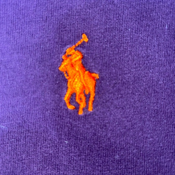 Polo Ralph Lauren Purple T-Shirt - Size Medium - Picture 4 of 7